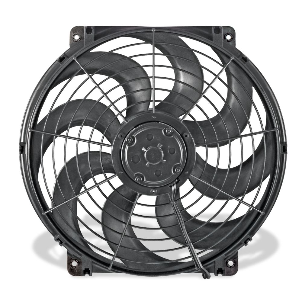 24-Volt 14-inch S-Blade reversible electric fan