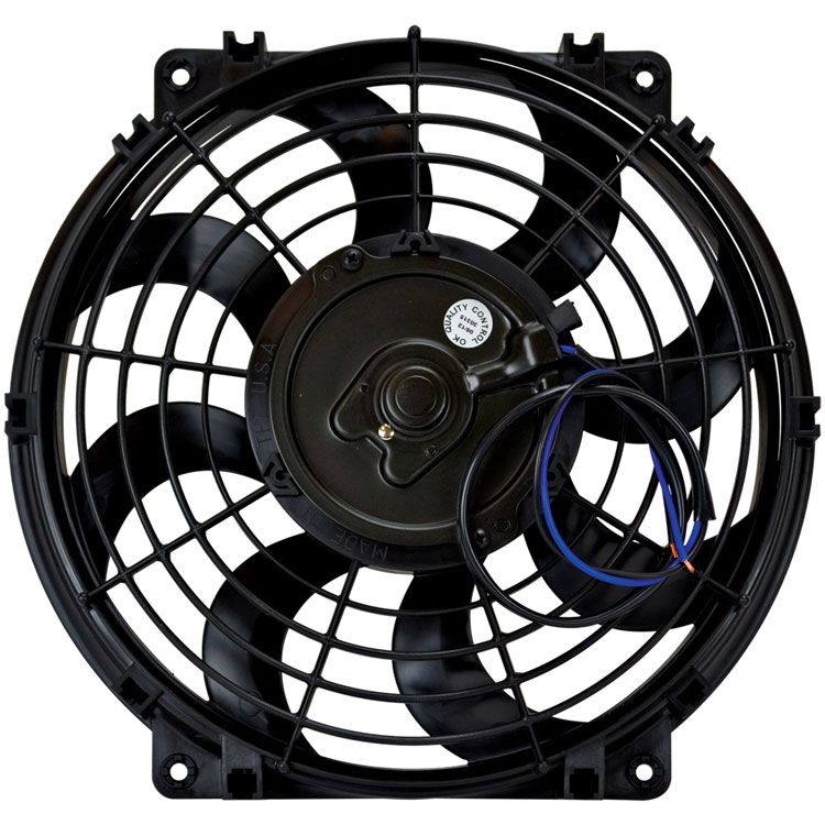 Flex-a-lite 392 S-Blade Black 12 Electric Fan 